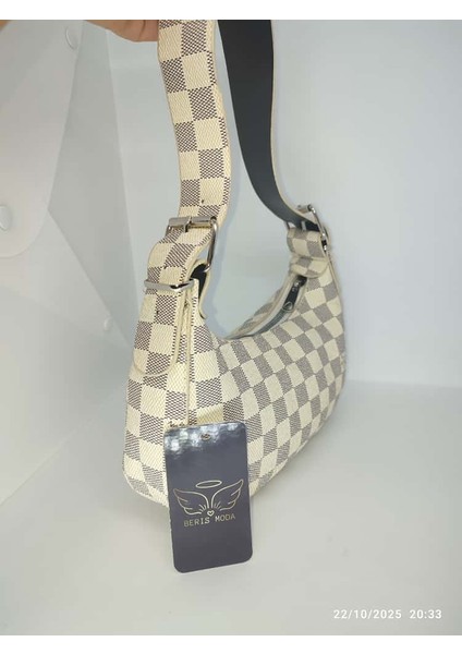 Kadın Desing Vizör Monogram Günlük Casual El Omuz Çanta 14X24CM indirimleri