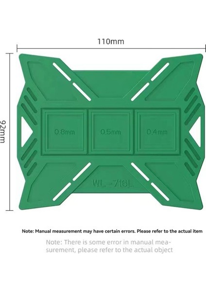 WL-716L Manyetik Kalay Implant Ped Evrensel Bga Reballing Platformu Cep Telefon Cpu Ic Yeniden Yeniden Işleme Adsorpsiyon Silikon Armatürü (Yurt Dışından) fırsatları