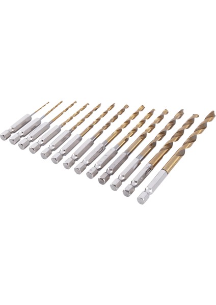 13PC Hss Titanyum Kaplamalı Matkap Bit Seti 1/4 Inç Hex Shank (Yurt Dışından) fiyatları