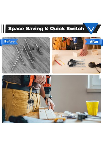 Sds Plus Shank Matkap Ucu Tutucu Anahtarlık Sds Shank Adaptörü (Yurt Dışından) modelleri