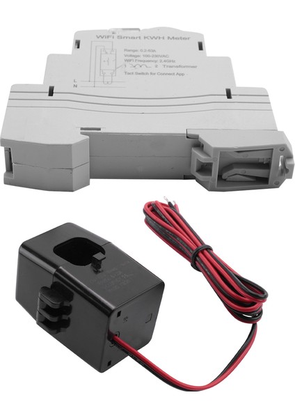 Tuya Tek Fazlı Wifi Intelligen Enerji Ölçer 100A Din Rayı Tam Olarak Voltmetre Ampermetre Güç ATMS1603 (Yurt Dışından) fırsatları