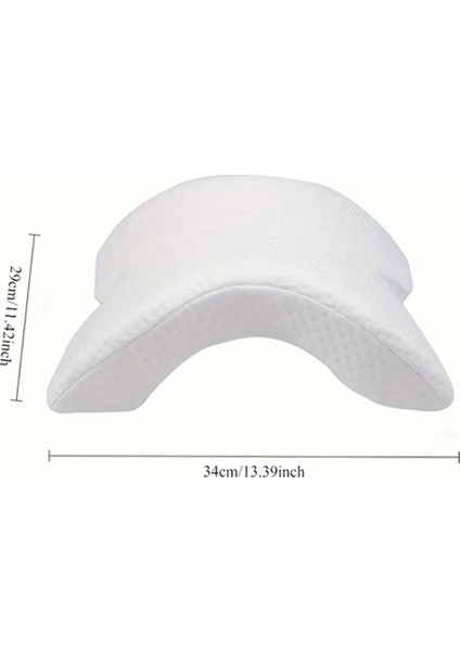 Ortopedik Boyun Destek Yastığı - Hafızalı Sünger (Memory Foam) Yüksek Esnek Kavisli - Yan Uyku ve Seyahat Yastığı fiyatları