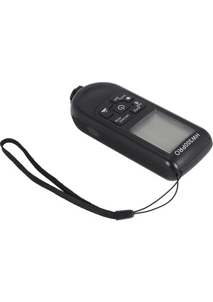 Dijital Arka Işık LCD Film Kalınlık Ölçer Araç Boya Kalınlık Test Cihazı Kaplama Kalınlık Gösterge Ölçüm Aracı Siyah (Yurt Dışından)