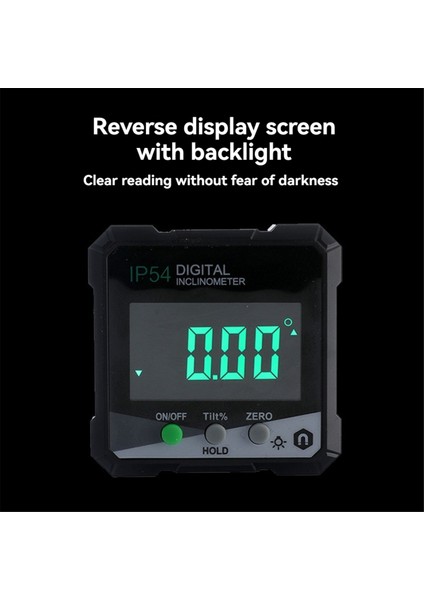 Dijital Açılı Gösterge Manyetik Taban Seviye Kutu Açısı Bulucu Bulucu Preaktör Açı Ahşaplık Için Ölçüm Aracak DLW30-GRD (Yurt Dışından) indirimleri