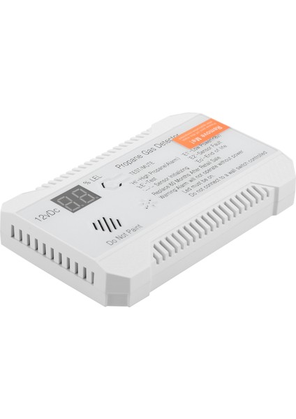 Propan Dedektörü 12V Lpg Doğal Gaz Sensörü Sızıntı Alarmı 85DB Siren Araba Rv Home Dijital Propan Test Cihazı (Beyaz) (Yurt Dışından) modelleri