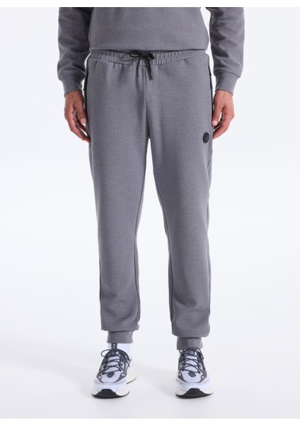 D5WM-EA3985 Antrasit Relaxed Düz Erkek Eşofman Altı