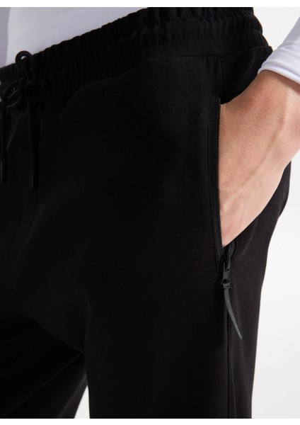 D5WM-EA3814 Siyah Relaxed Düz Erkek Eşofman Altı fırsatları