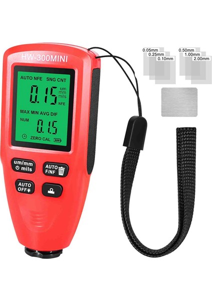 HW-300MINI Kaplama Kalınlık Göstergesi 0-2000UM Ölçüm Boya Araçları Taşınabilir Araç Kaplama Kalınlığı Ölçücü Beyaz (Yurt Dışından) fırsatları