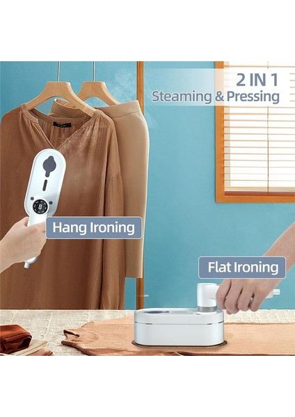 Dijital Ekranlı Taşınabilir Mini Buhar Ütü 2&#39 Den 2 Kuru ve Islak Ütü El Tipi Giyim Vapur Küçük Demir Abd Fiş (Yurt Dışından) modelleri