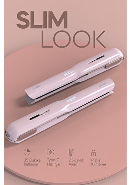 Şarj Edilebilir Şaç Düzleştirici Shd-1742