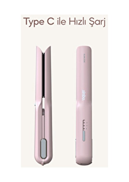 Şarj Edilebilir Şaç Düzleştirici Shd-1742