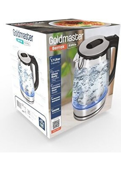 Berrak Cam Kettle 1.7 Lt