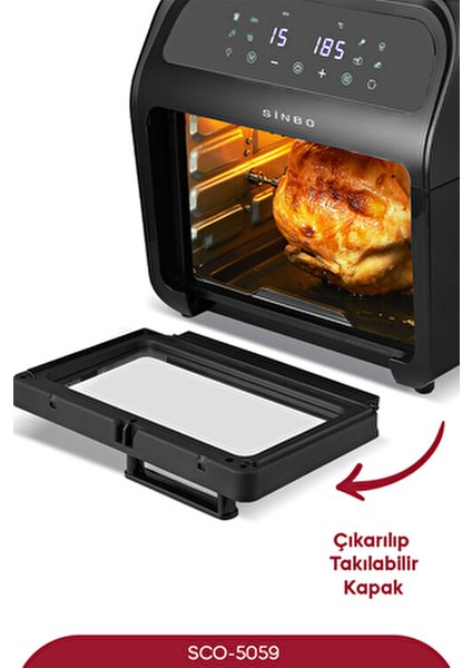 SCO - 5059 Airfryer Fırın XXXL fırsatları