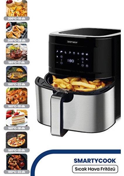 GM-7486 Smarty Cook Airfryer Sıcak Hava Fritözü fırsatları