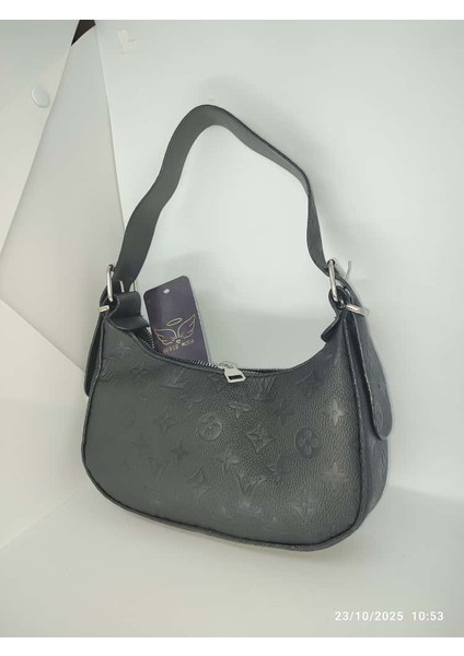 Kadın Desing Vizör Monogram Günlük Casual El Omuz Çanta 14X24CM
