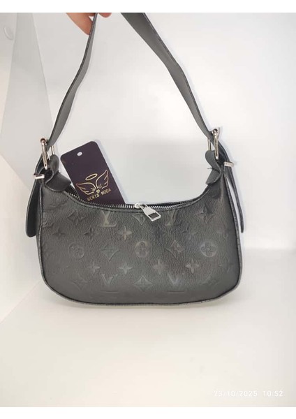 Kadın Desing Vizör Monogram Günlük Casual El Omuz Çanta 14X24CM fırsatları