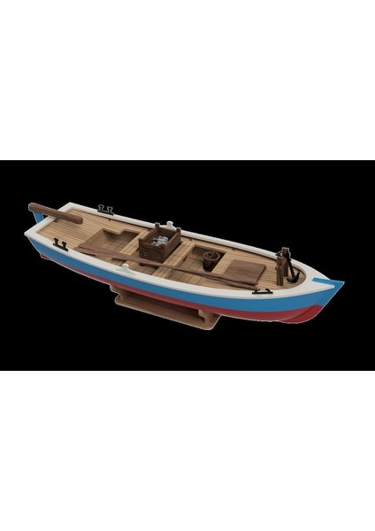 Türk Model 1/35 201 Balıkçı Teknesi, 18 Cm. Ahşap Model Kiti modelleri