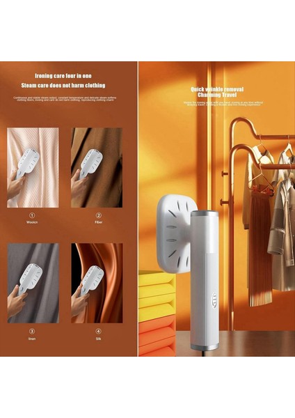 Taşınabilir Mini Ütüleme Makinesi Döndürülebilir Elle Taşınabilir Çok Fonksiyonlu Buhar Demir Desteği Kuru ve Islak Ütü (Yurt Dışından) indirimleri