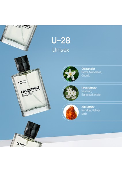 U-28 Frequence Unisex Parfüm 50 ml fiyatları
