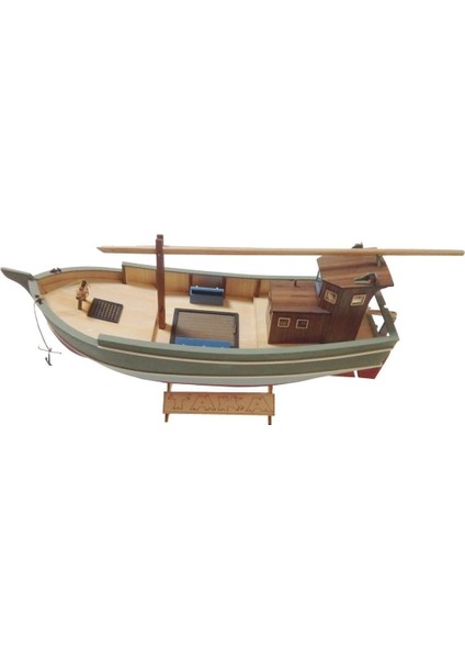 Türk Model 1/35 121 Taka Karadeniz Balıkçı Teknesi, 38 Cm. Ahşap Model Kiti fiyatları