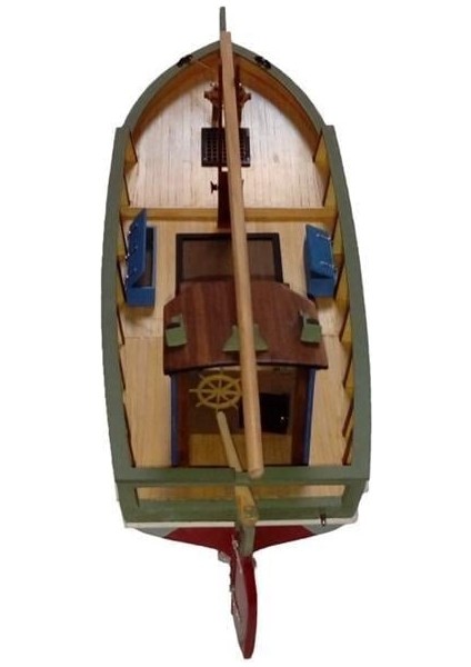 Türk Model 1/35 121 Taka Karadeniz Balıkçı Teknesi, 38 Cm. Ahşap Model Kiti modelleri