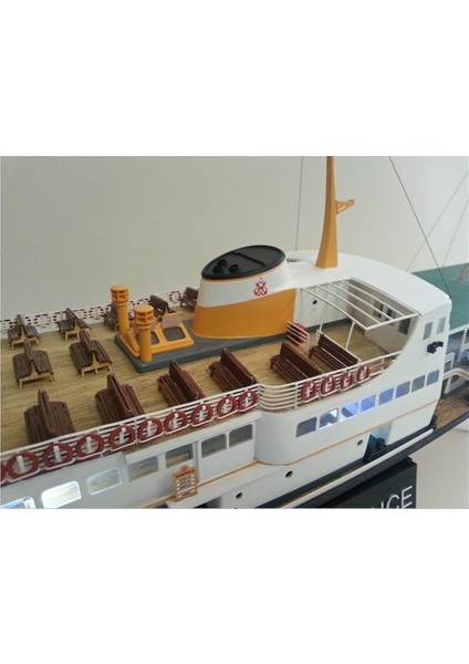 Türk Model 1/87 141 Paşabahçe Yolcu Vapuru, 86 Cm. Ahşap Model Kiti modelleri