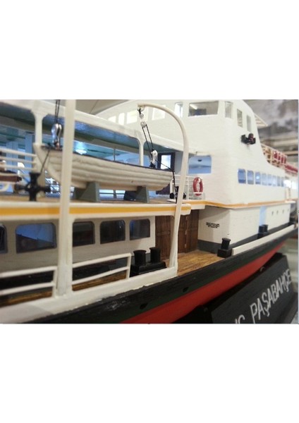 Türk Model 1/87 141 Paşabahçe Yolcu Vapuru, 86 Cm. Ahşap Model Kiti fırsatları