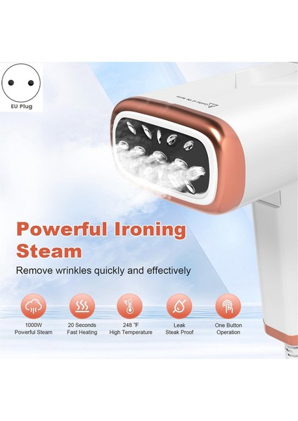 Katlanabilir Elle Buhar Demir 1000W 20S Hızlı Isıtma Taşınabilir Buhar Demir Buhar Demir Kumaş Çıkartma Eu Fiş (Yurt Dışından) fiyatları