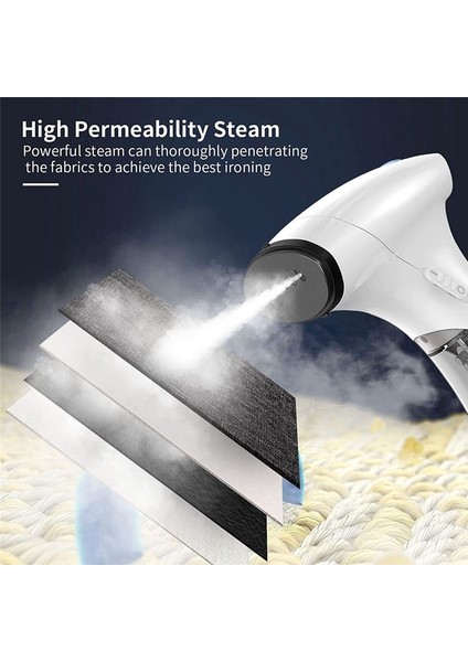 Steams Fırça Buharlayıcı Isıtma Buharları Demir Giysileri Küçük Aletler Seyahat ve Evde Eu Fişi Için Kullanılabilir (Yurt Dışından) modelleri