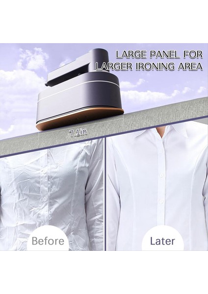 Giysiler Için Taşınabilir Buhar Demir 1200W El Taşıyıcı Seyahat Vapur 8 Modlar Mini Buhar Demiri Ev ve Seyahat Eu Ekli-B-B (Yurt Dışından) fırsatları