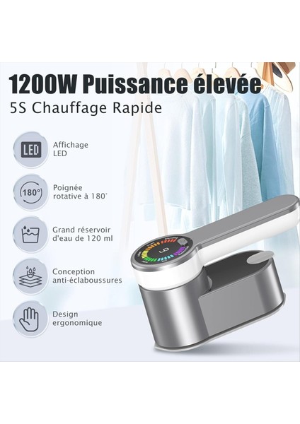 Dikey Giysi Vapur 120ML Su Tankı ile 1200W Seyahat Vapuru - 2 Inç 1 Giysi Vapur Islak ve Kuru Tasarım Abd Fişi (Yurt Dışından) indirimleri