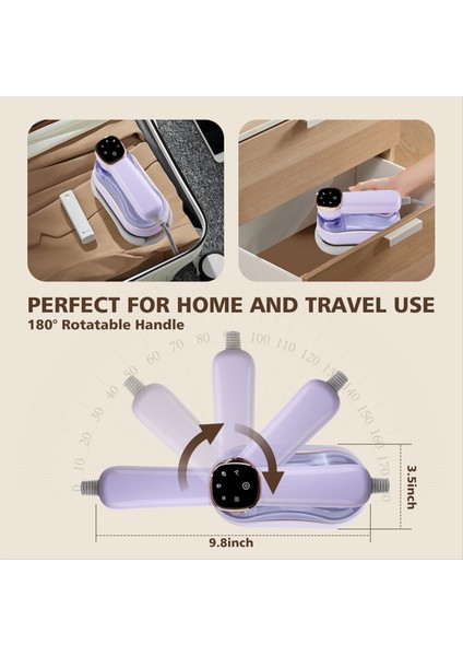 Giysiler Için Seyahat Buharlayıcı Taşınabilir Mini Ütü Makinesi Handheld Mini Buharlı Giyim Evi Eu Fişi Için Vapur C (Yurt Dışından) fırsatları