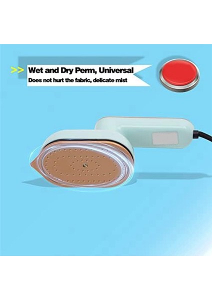 Mini Buhar Demir Giysiler Seyahat Demir Portatif Islak ve Kuru Demir Mini Buhar Ütü ile Ev Seyahat Işi Abd Fişi B (Yurt Dışından)