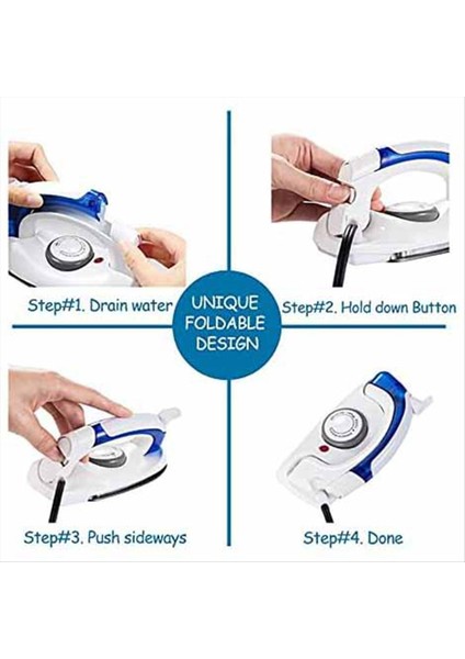 Giysiler Için Seyahat Demir Taşınabilir Buhar Ütü Mini Demir Yapışmaz Plaka Kuru Ütü Buhar Ütüleme Hızlı Isıtmalı Ab Fiş (Yurt Dışından) modelleri