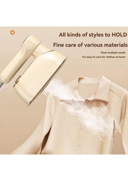 Taşınabilir Seyahat Buharlı Demir LCD Ekranlı 1200W El Taşınır Hızlı Isıtma 180 ° Döner Sap Beyaz (Yurt Dışından) modelleri