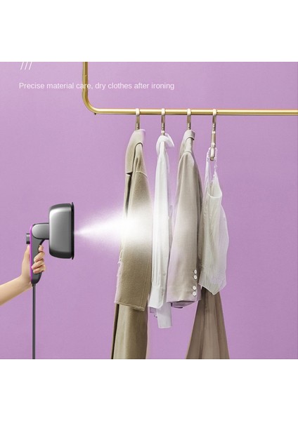 Taşınabilir Elde Buhar Demir Mini Seyahat Kumaş Giyim Demir Asma Ütü Kırışıklıkları Çıkarma Buharlı Mor Abd Fiş (Yurt Dışından) fırsatları