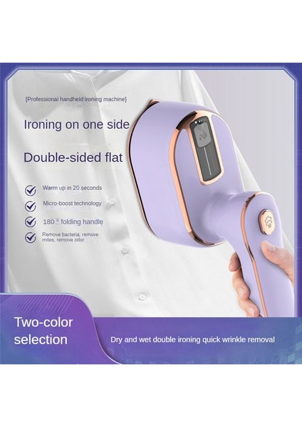 1000W Vapur Buharlı Demir Elden Taşınabilir Ev Giysiler Için Seyahat Eden Islak Kuru Ütü Makinesi Eu Fiş Beyaz (Yurt Dışından) fiyatları