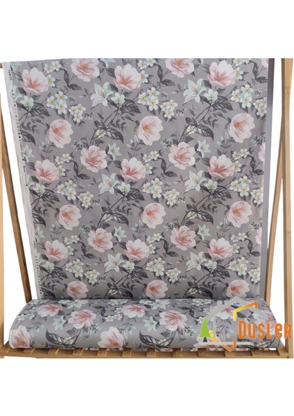 Çiçek Desenli Saten Kumaş Bezi 100X180 fırsatları