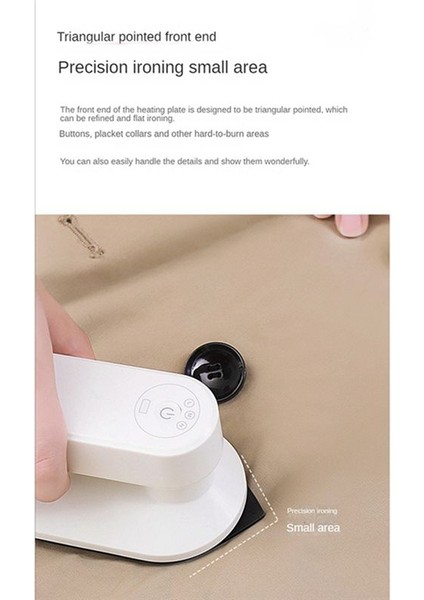 Giysiler Için Mini Kablosuz Elektrikli Demir Taşınabilir Şarj Edilebilir Seyahat Demir Kuru Islak Elle Asılı Ütüleme Makinesi (Yurt Dışından)