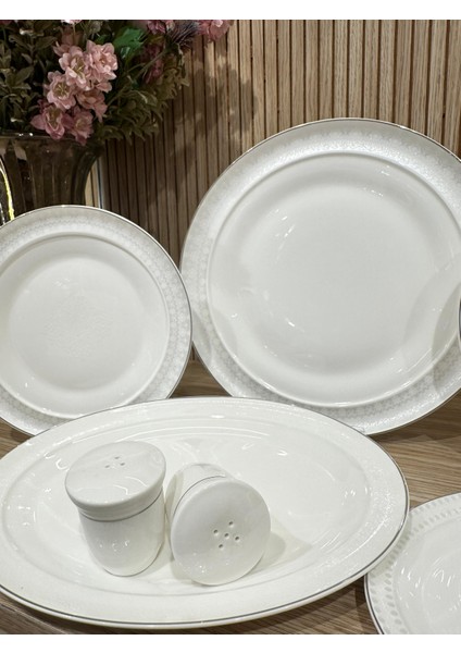 Starlight 28 Parça Bone Porselen Yemek Takımı Platin 16PLT01 fiyatları