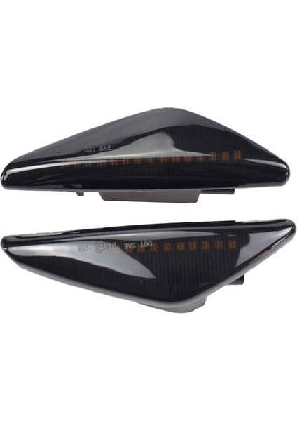 2 Adet Füme Araba Dinamik LED Yan Işaret Lambası Dönüş Sinyal Lambası Bmw X3 F25 X5 E70 X6 E71 E72 2008-2014 (Yurt Dışından)