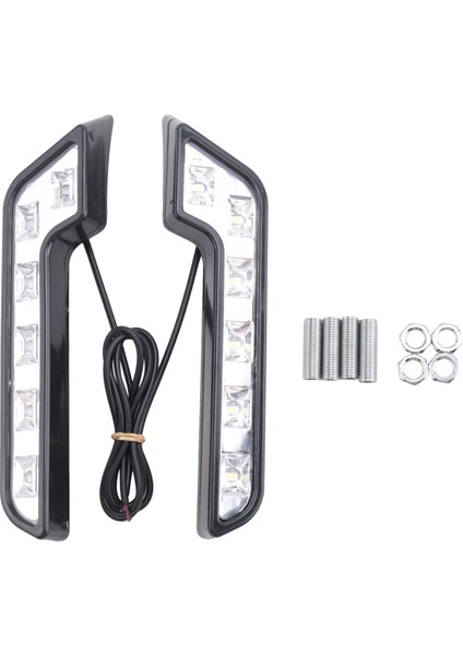 2x 12V Süper Parlak Drl LED Gündüz Farları Arabalar Için Otomatik Su Geçirmez LED Sürüş Farları Sis Lambaları Araba Tasarımı (Yurt Dışından)