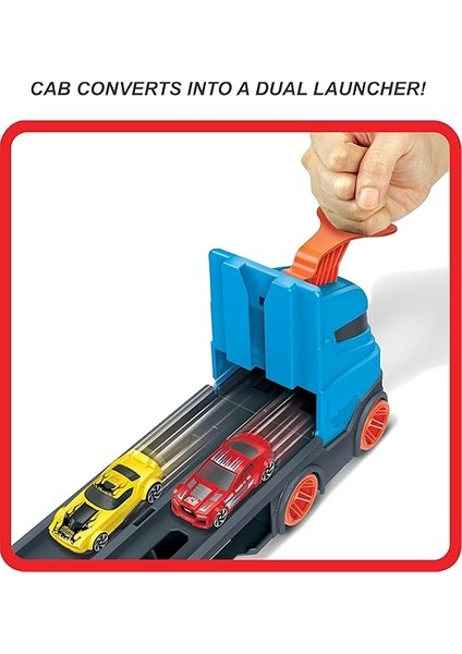 Wheels Sürat Pistli Tır Hot Wheels Sürat Pistli Tır, 3 Adet 1:64 Ölçekli Araba Içerir, 4-8 Yaş Arası Çocuklar Için GVG37 GVG37 indirimleri