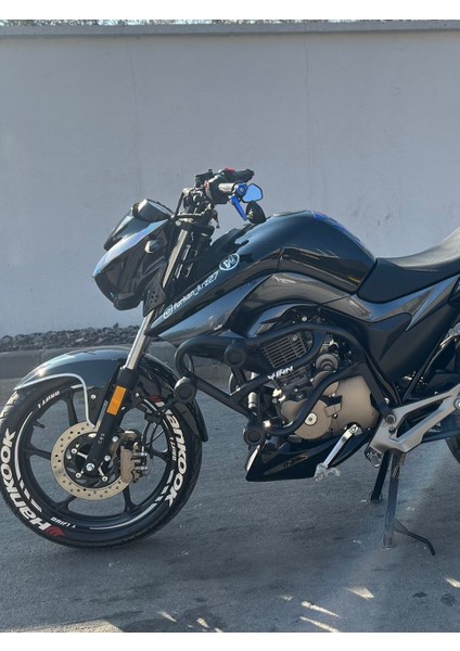 Mondial Drift Uyumlu L Özel Yapım Mat Siyah 6 Takozlu Koruma Demiri Koruma Takozu