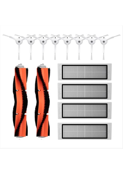 Maggiei Xiaomi 1s, Rockrobo Vacuum V1, S4 S5 S6, SDJQR01RR, SDJQR02RR Vakum Parçaları Ana Yan Fırça Hepa Filtresi (Yurt Dışından)