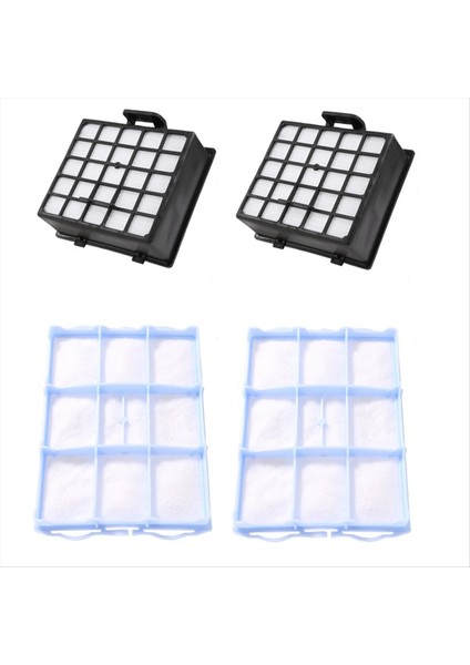 Maggiei Bosch Bsgl Vsz Bsd Bsa Serisi Elektrikli Süpürge Parçaları Için 2 Adet Motor Filtresi ve 2 Adet Hepa Filtresi (Yurt Dışından)