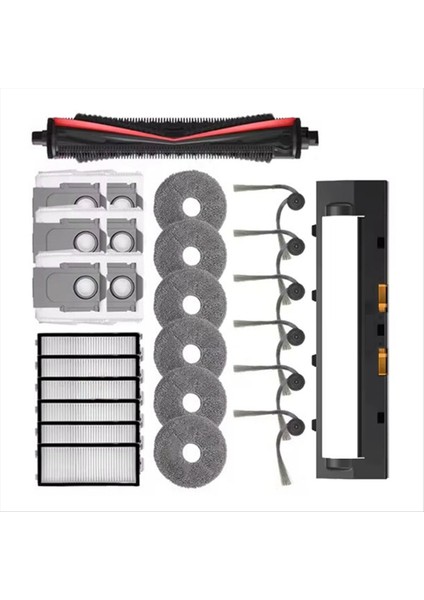 Maggiei Roborock G30 Space/saros Z70 Elektrikli Süpürge Yedek Parçaları Tricut Fırça Yan Fırça Toz Torbası Filtre Paspas Bezi (Yurt Dışından) fırsatları