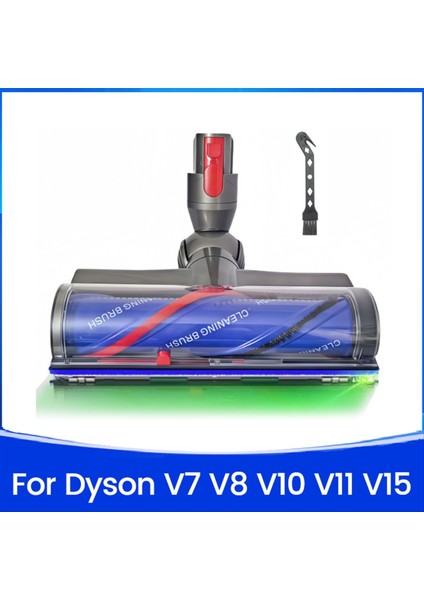 Maggiei Dyson V7 V8 V10 V11 V15 Için LED Farlı Doğrudan Tahrikli Başlık Hızlı Çıkarmalı Başlık Temizleyici Fırçalar (Yurt Dışından)