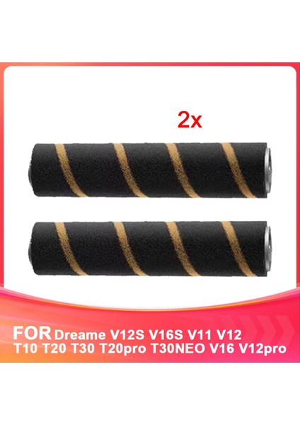 Maggiei Dreame V12S V16S V11 V12 T10 T20 T30 T20PRO T30NEO V16 V12PRO Ana Döner Fırça Aksesuarları Için 2 Adet (Yurt Dışından)