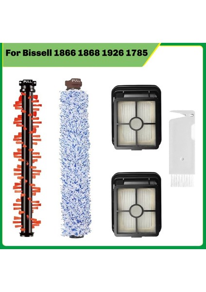 Maggiei Bissell Crosswave 1866, 1785, 1868, 1713, 2225 Islak Kuru Vakum Ana Silindir Fırçası, Hepa Filtresi Yedek Parçaları (Yurt Dışından)